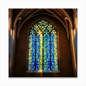 Stained Glass Window Canvas Print