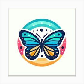 Butterfly Logo 2 Canvas Print