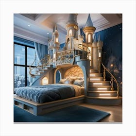 Cinderella Bedroom Canvas Print