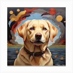 Labrador Retriever dog Canvas Print