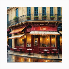 Bordeaux Cafe des Arts France Art Print Canvas Print