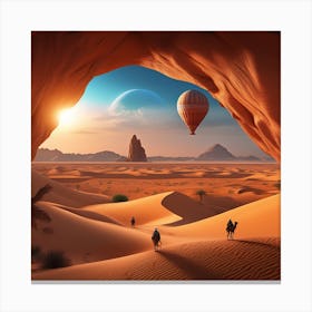 the Uneverse Sahara Moroco Canvas Print