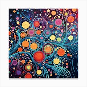 Colorful Circles 1 Canvas Print