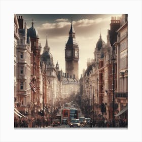 London Street Canvas Print