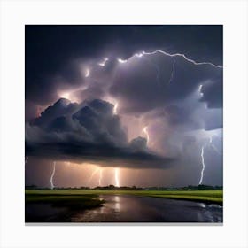 Lightning Storm 1 Canvas Print