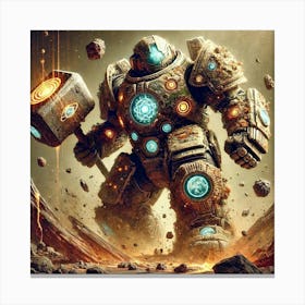 Mantle Wardens Specialty Earth Armor Canvas Print