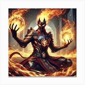 Ronan Ashheart Pyrokinesis Canvas Print