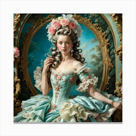 Victorian Lady Canvas Print