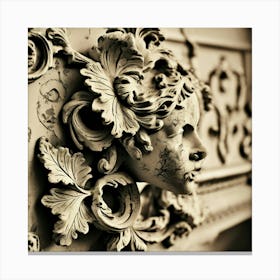 Ornate Head Canvas Print