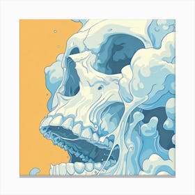 Skull Of The Sea Canvas Print