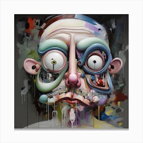 'The Face' 5 Canvas Print