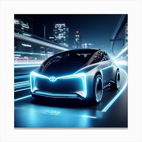 Futuristic Car 9 Canvas Print