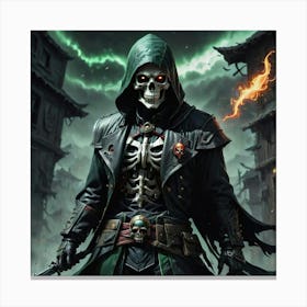 Skeleton Warrior 1 Canvas Print