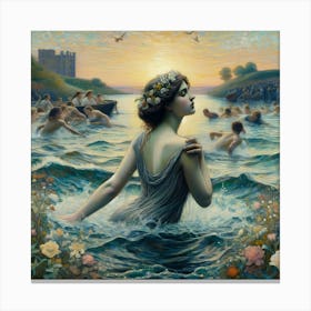 'The Mermaid' 4 Canvas Print