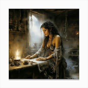 Witch Canvas Print