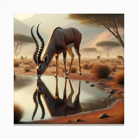 Antelope 2 Canvas Print