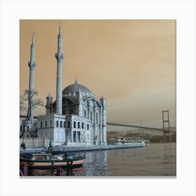 Ortakoy, Istanbul, Turkiye. Canvas Print