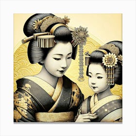 Geishaart320 Canvas Print