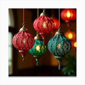 Hanging Lanterns 1 Canvas Print