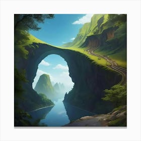 Chinese Landscape Canvas Print