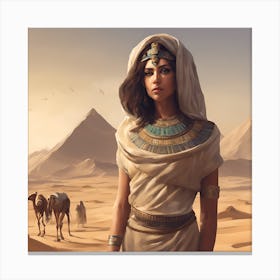 Egyptian Woman Canvas Print