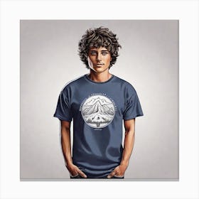 Mountain T-Shirt Canvas Print