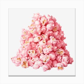 Pink Popcorn 8 Canvas Print