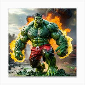 Incredible Hulk 2 Canvas Print