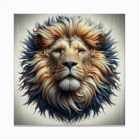 Lion Head 9 Canvas Print