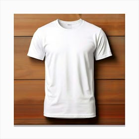 Mock Up Tshirt Blank Plain Cotton Unprinted Simple Minimalist Canvas Customizable Basic (20) Canvas Print