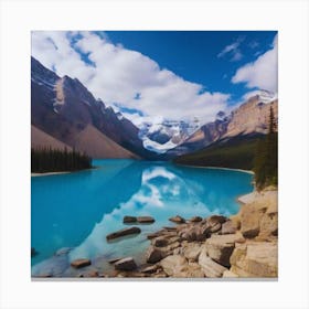 Beautiful Lake Banff Canvas Print