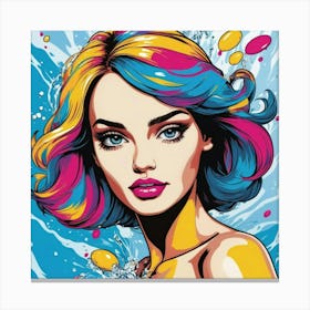 Pop Painting Canvas Print