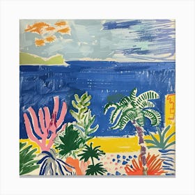 Seascape Dream Matisse Style 4 Canvas Print