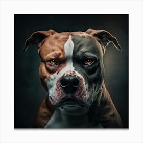 Pit dog Canvas Print