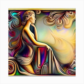 Abstract Painting 3 Canvas Print