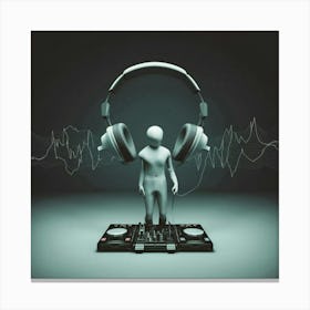 Dj man 4 Canvas Print