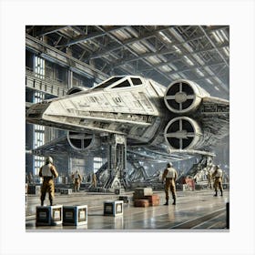 A Highly Detailed Scene Showcasing The Reinforced Canvas Print