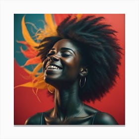 Black Woman Canvas Print