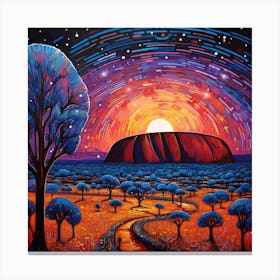Uluru Canvas Print
