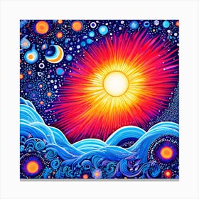 Sun In The Sky Canvas Print