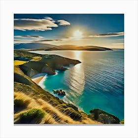 Sunset On The Coast 1 Canvas Print