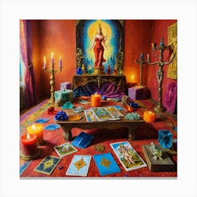 Tarot Room Canvas Print