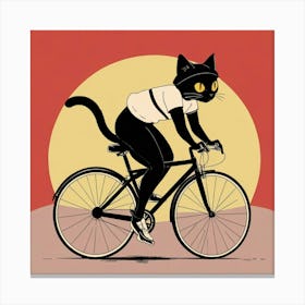 Travelling cat Canvas Print