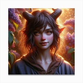 Demon Girl 3 Canvas Print