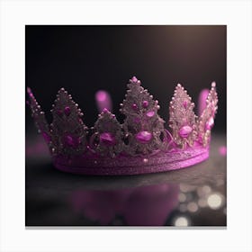 Crown Of Pink Canvas Print