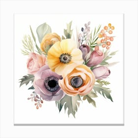 Bouquet Of Flowers 9 Canvas Print