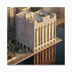 Detroit Museum Canvas Print