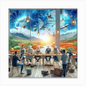 Jetset Kitchen Commune: A Unique Travel and Food Experience Canvas Print