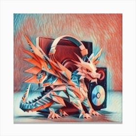 Tweakn The Dragon Canvas Print