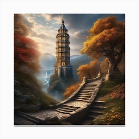 Chinese Pagoda 4 Canvas Print